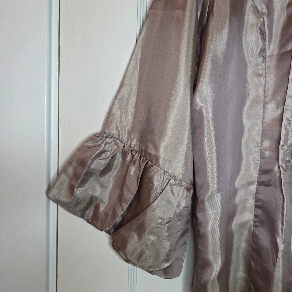 Vintage April Cornell Blouse – Size M – Taupe Pink - Picture 4 of 6